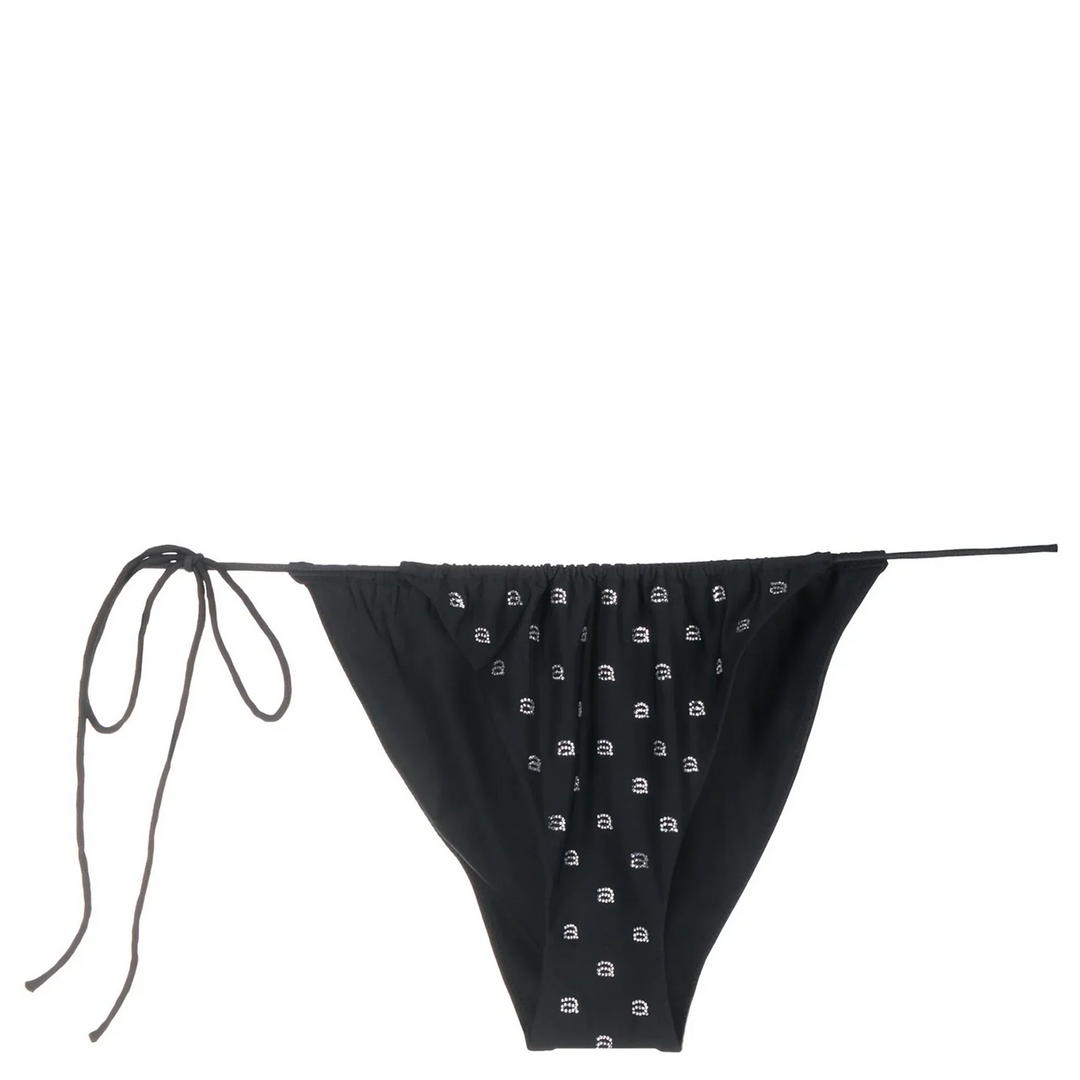 Crystal-Embellished Bikini Bottom