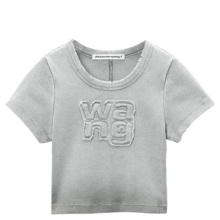 Distressed Logo Baby Tee