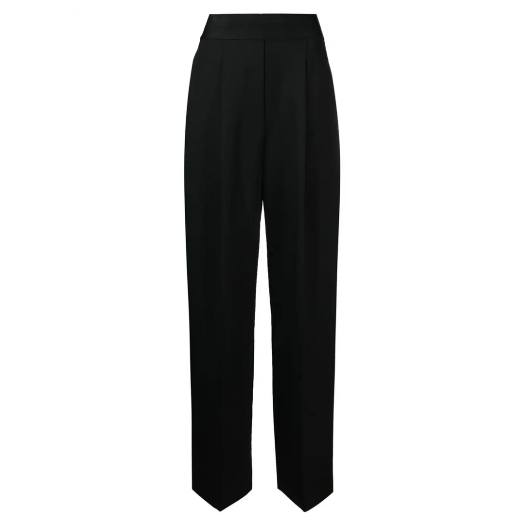 High Waisted Trouser With Logo Waistband