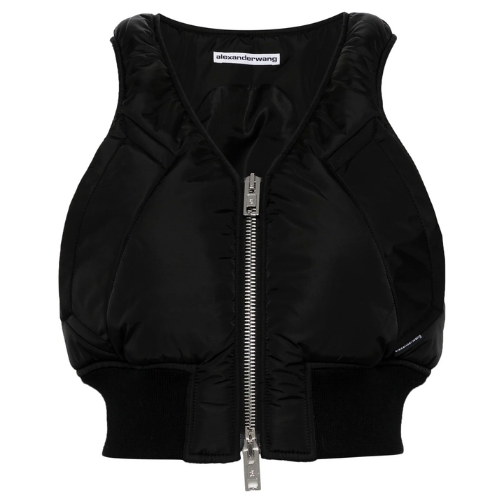 Hybrid Bomber Zip-Up Vest