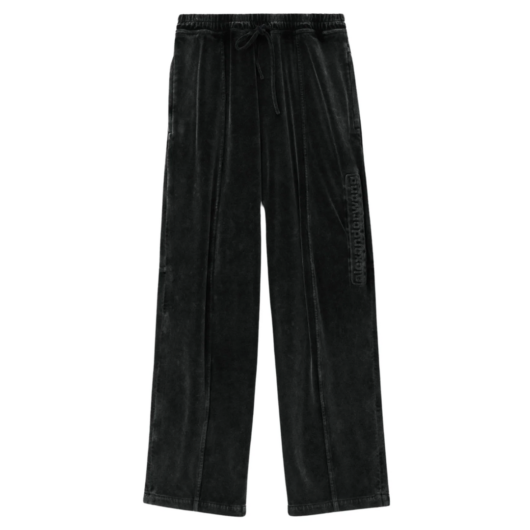 Logo Track Pant In Velour