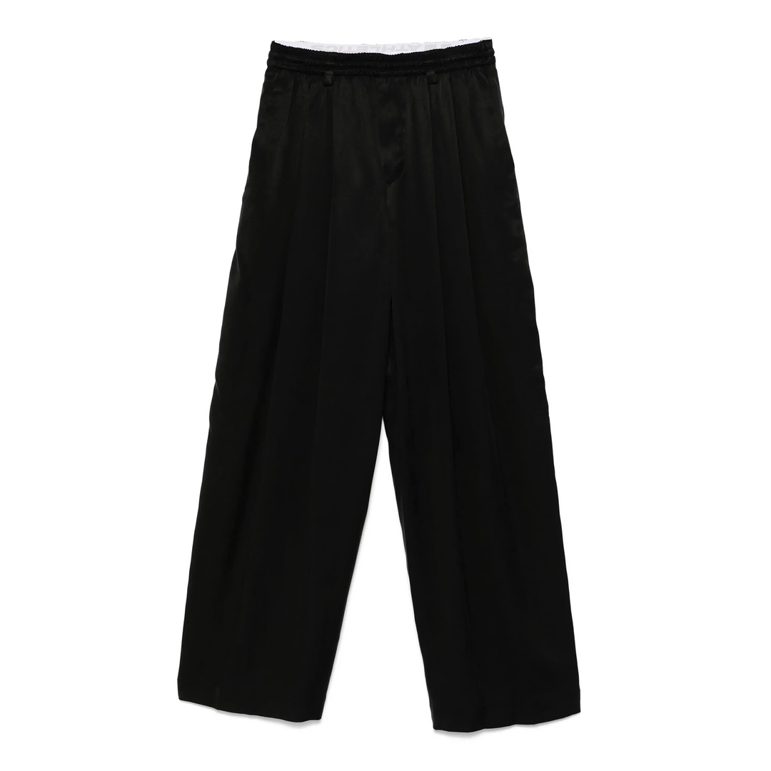 Pre-Styled Trouser With Turn-Down Waistband