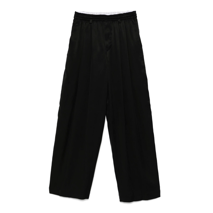 Pre-Styled Trouser With Turn-Down Waistband