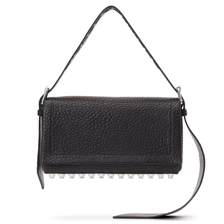 Ricco Medium Flap Bag In Lambskin Leather