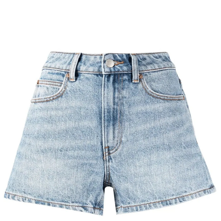 Shorty High-Rise Short In Denim