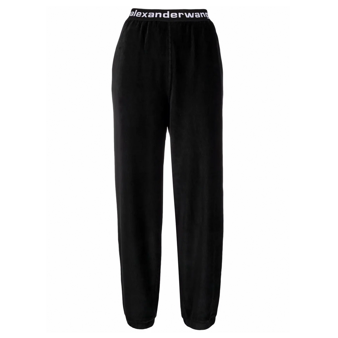 Stretch Corduroy Pant With Logo Waistband