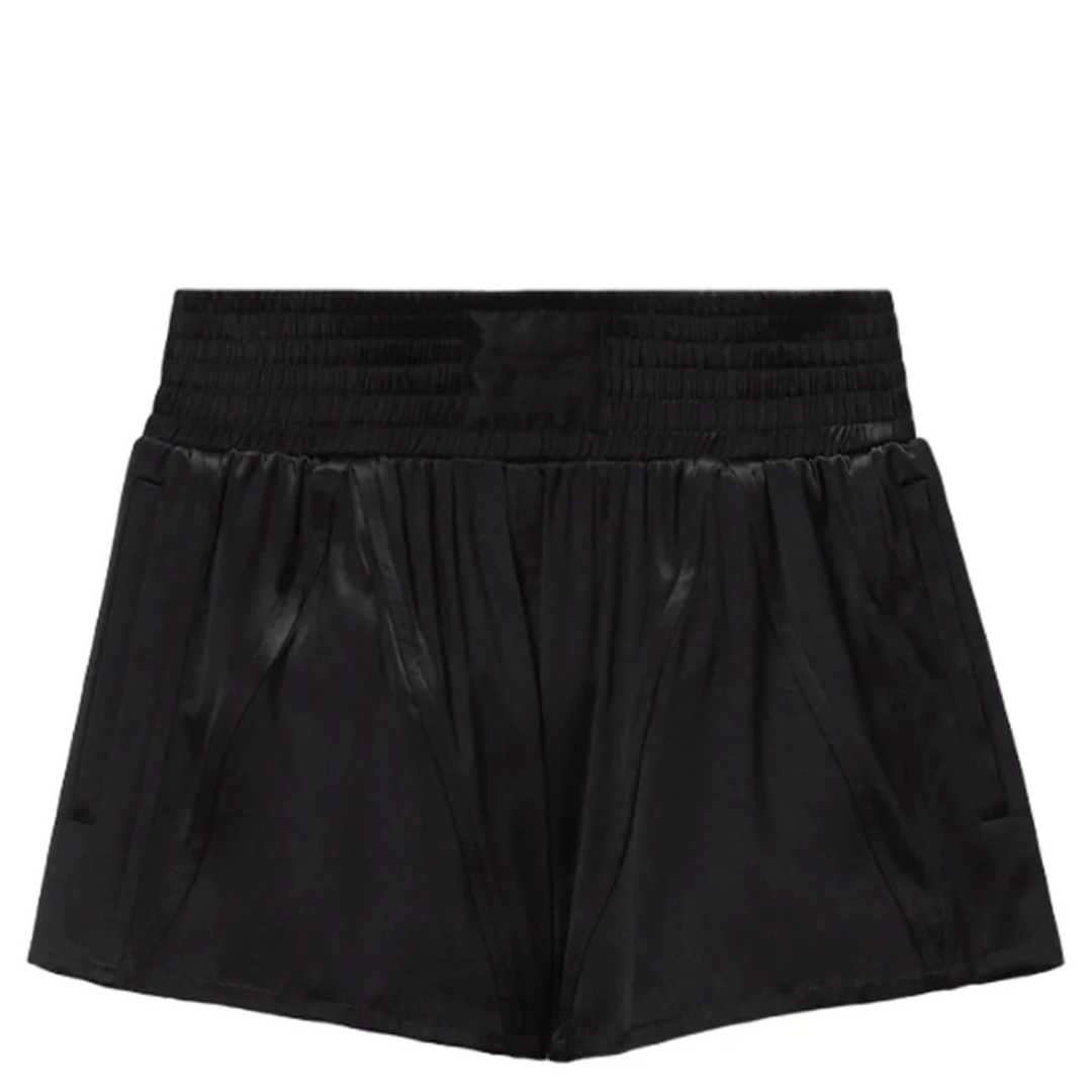 Wide Elastic Mini Short