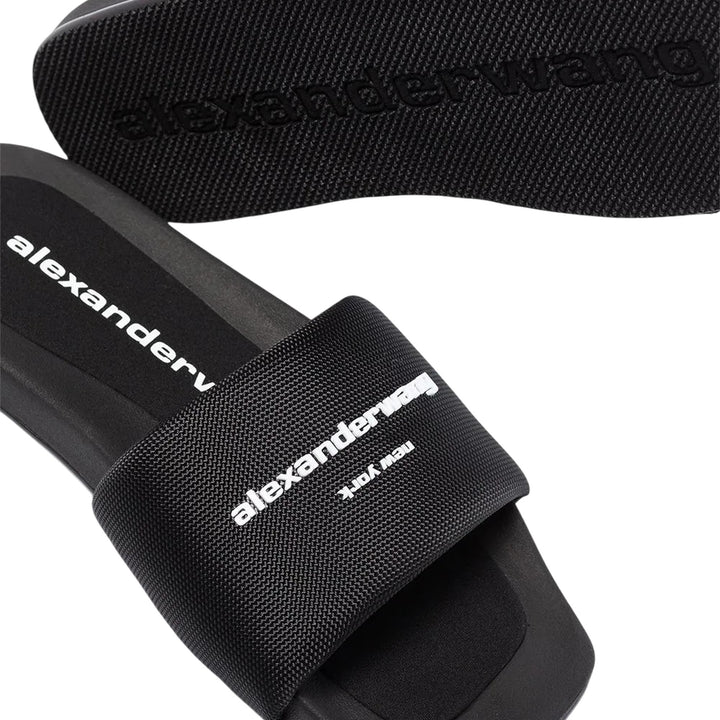 Club21 - Alexander Wang - AW Pool Slide In Nylon - FLIP FLOPS - Black