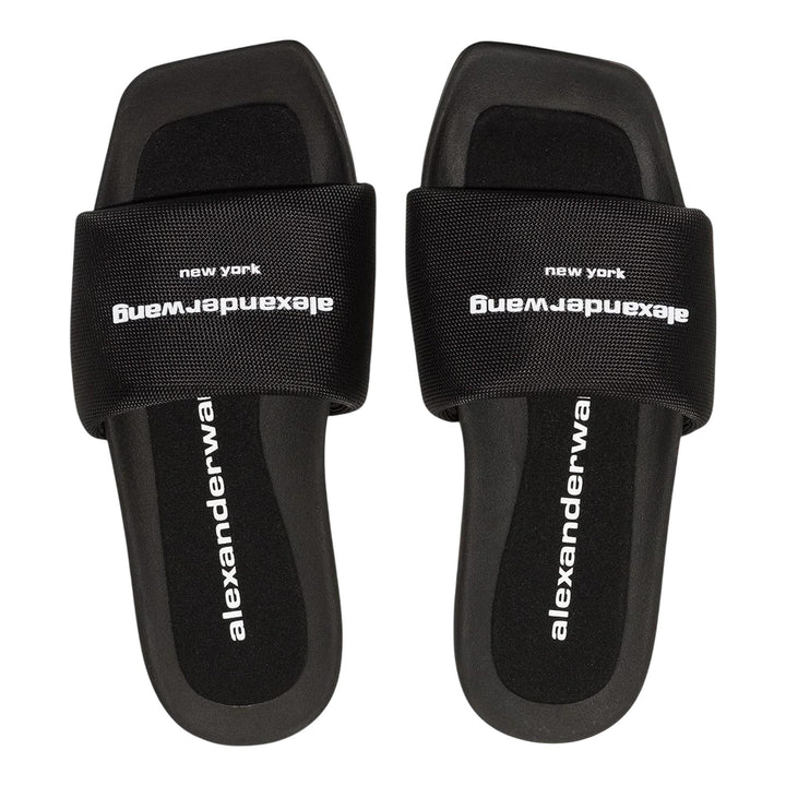 Club21 - Alexander Wang - AW Pool Slide In Nylon - FLIP FLOPS - Black