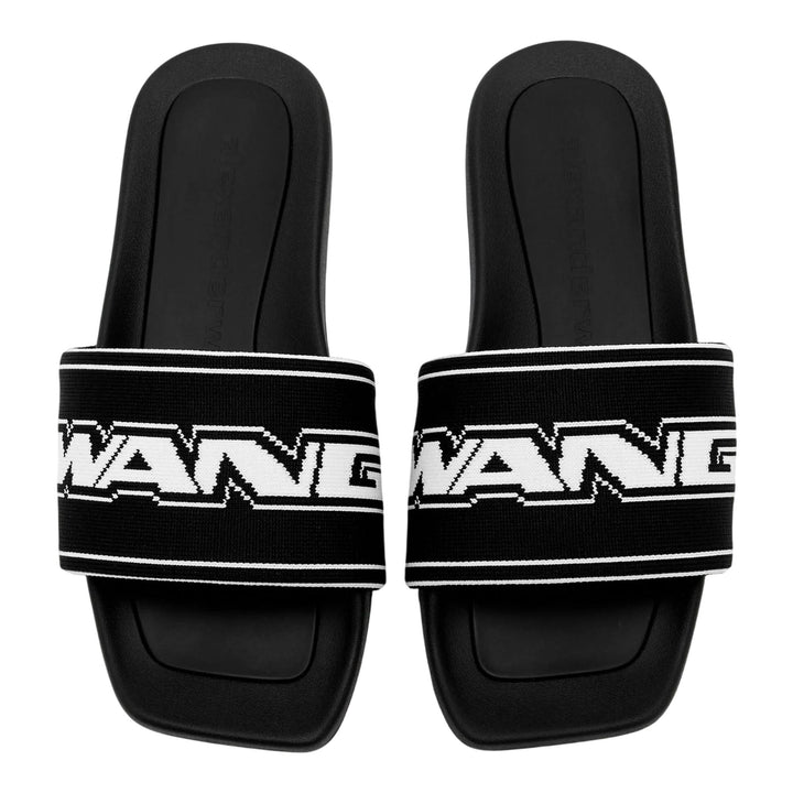 Club21 - Alexander Wang - AW Webbing Pool Slide - FLAT SHOES - Black