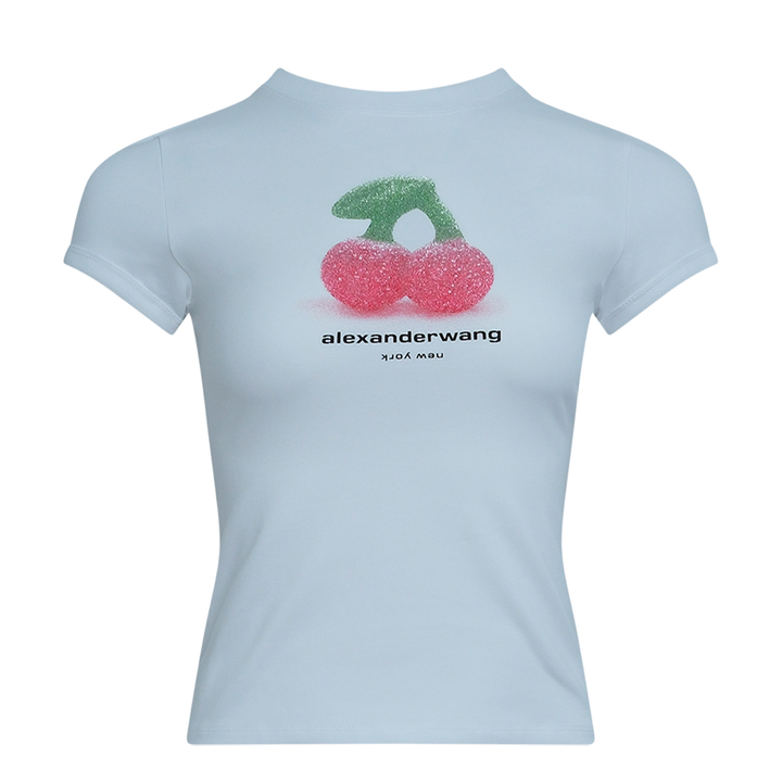 Cherry Graphic Baby Tee