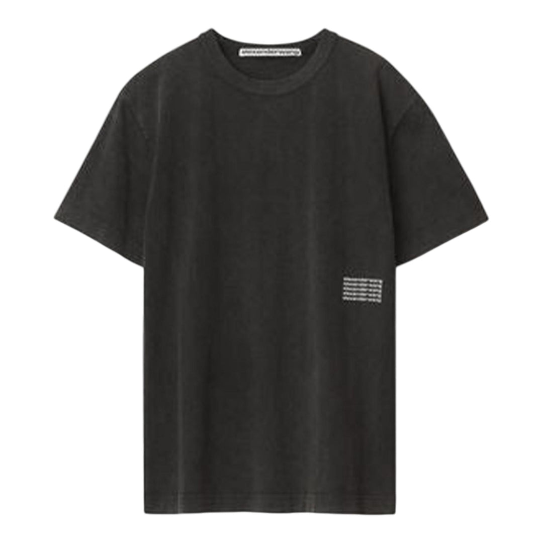 T By Alexander Wang Dtc High Twist Tee Black 1