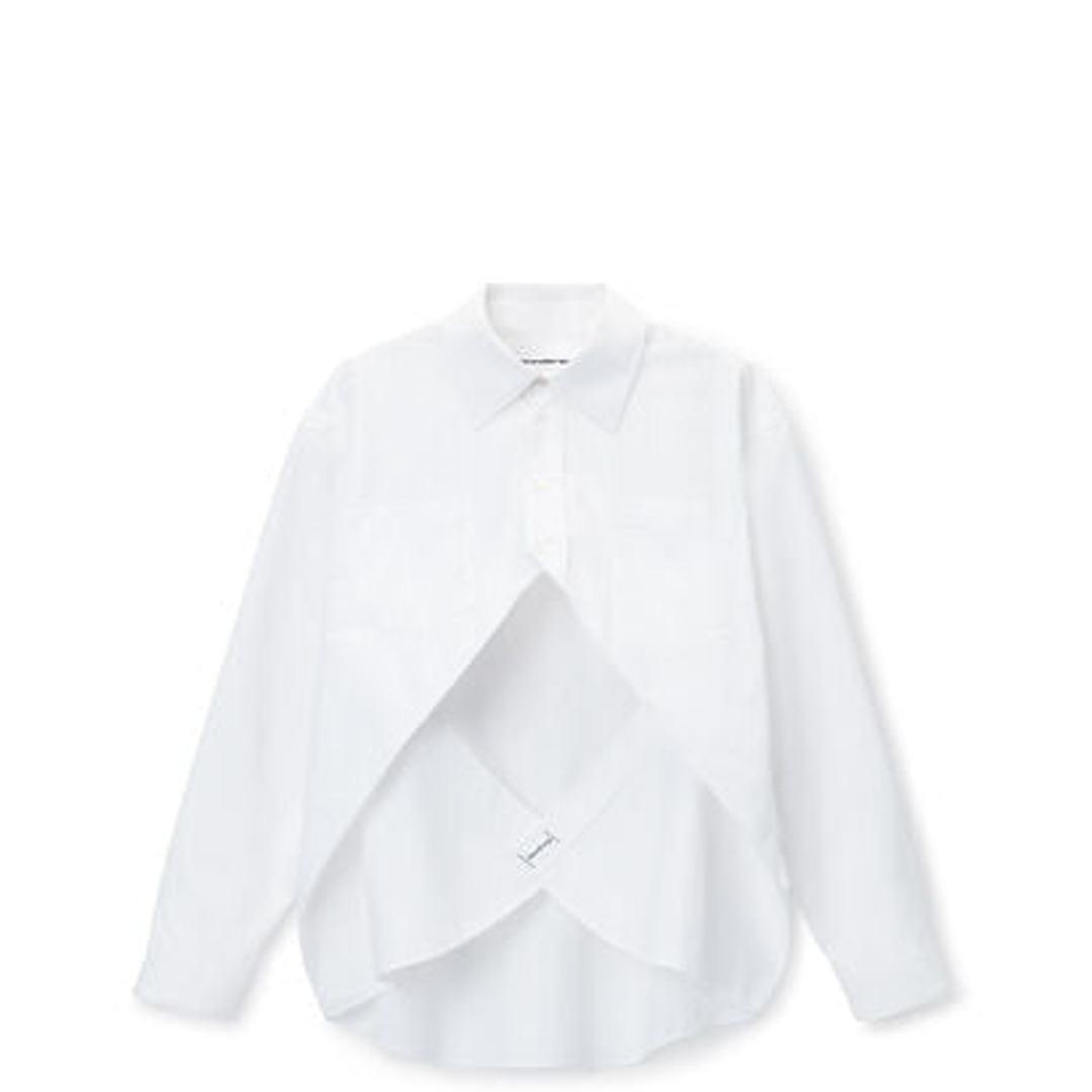 Alexander_Wang_Exaggerated_Split_Front_Shirt