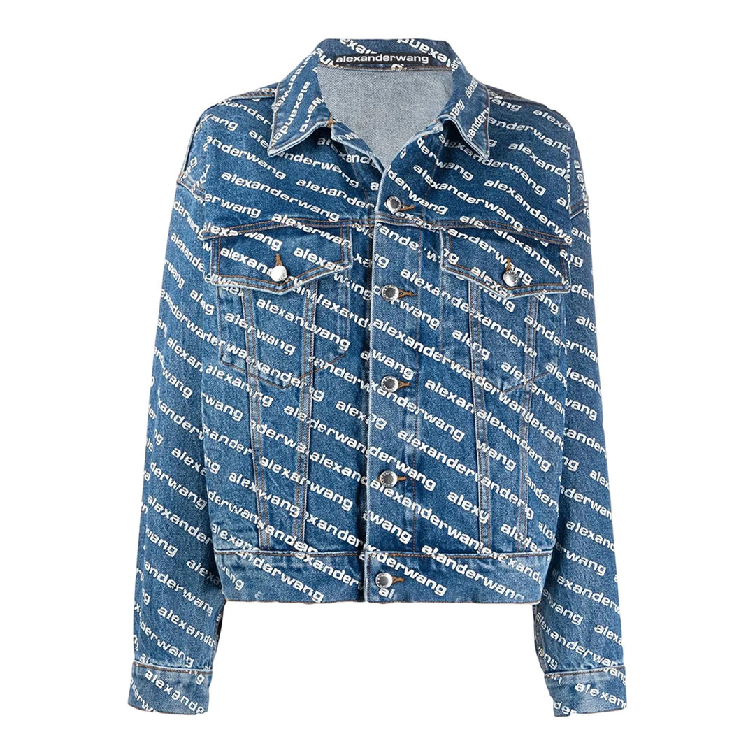 Club21 - Alexander Wang - Jacket White Logo - JACKETS - Blue
