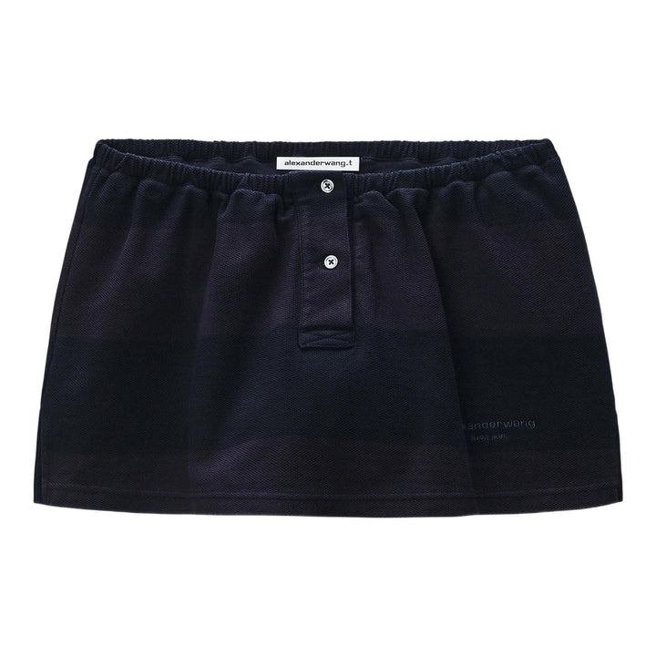 Club21 - Alexander Wang - Mini Deconstructed Polo Skort - SKORTS - Black