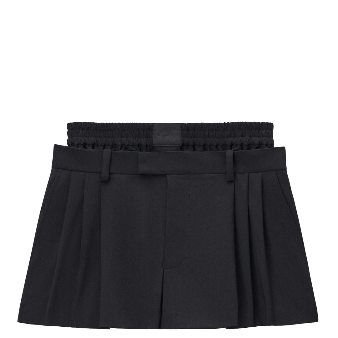 Alexander_Wang_Pre-Styled_Pleated_Short_With_Boxer_Waistband_Black
