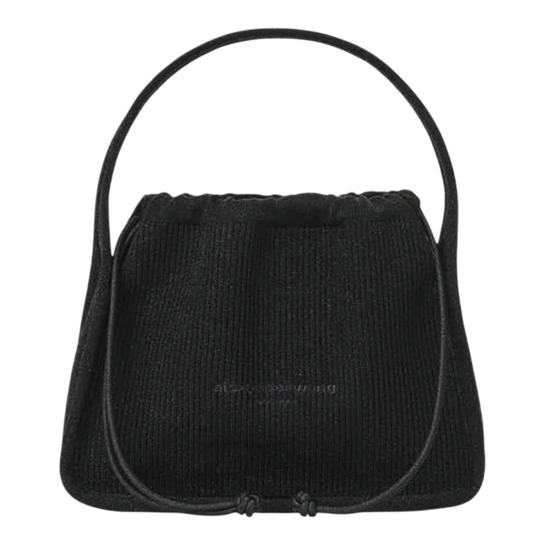 Club21 - Alexander Wang - Ryan Small Bag In Rib Knit - HANDBAGS - Black