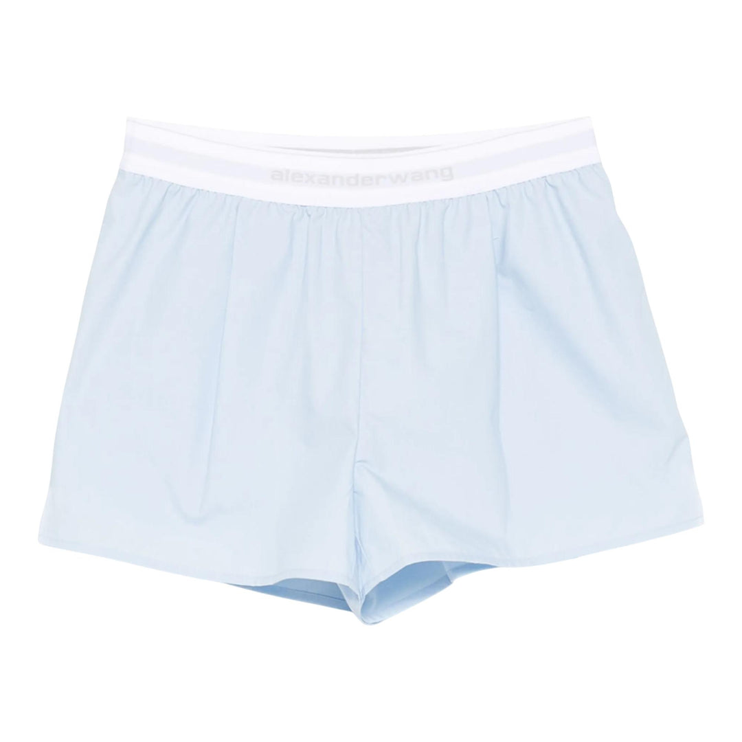 Club21 - Alexander Wang - Short With Logo Elastic - SHORTS - Blue