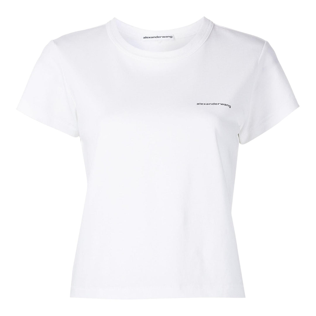 Club21 - Alexander Wang - Shrunken Tee In High Twist Jersey - TEES - White