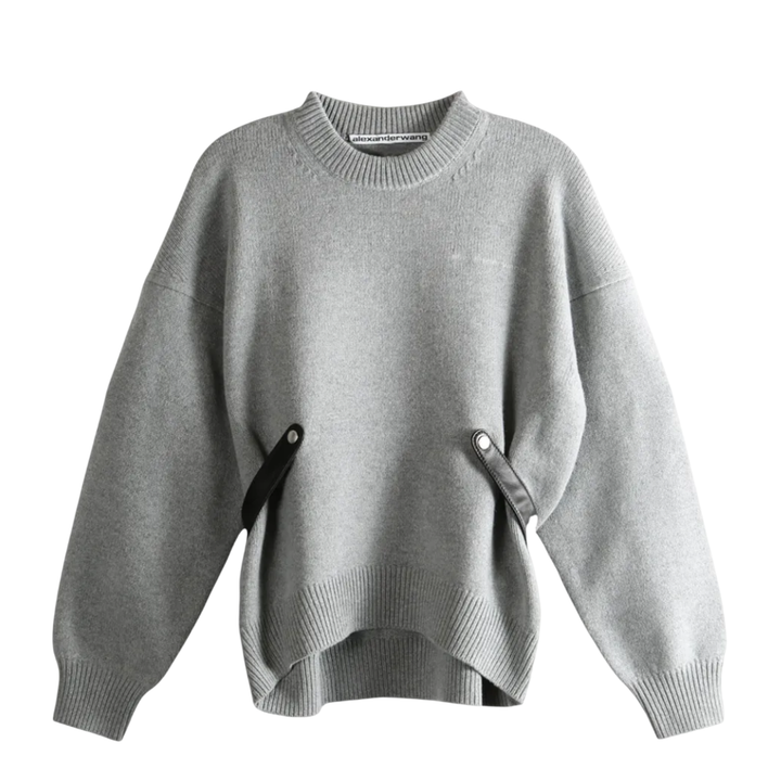 Wool Cotton Crewneck Pullover
