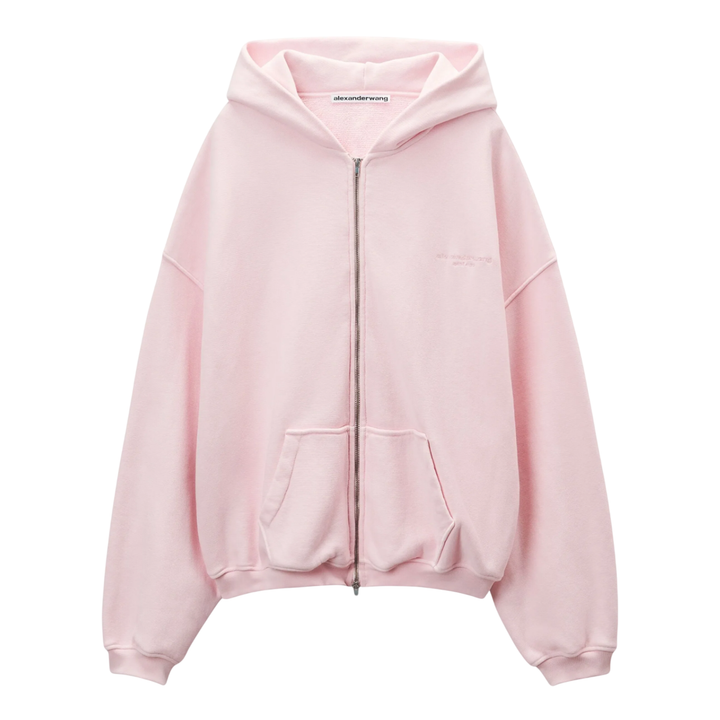 Zip Up Hoodie With Graphic Logo