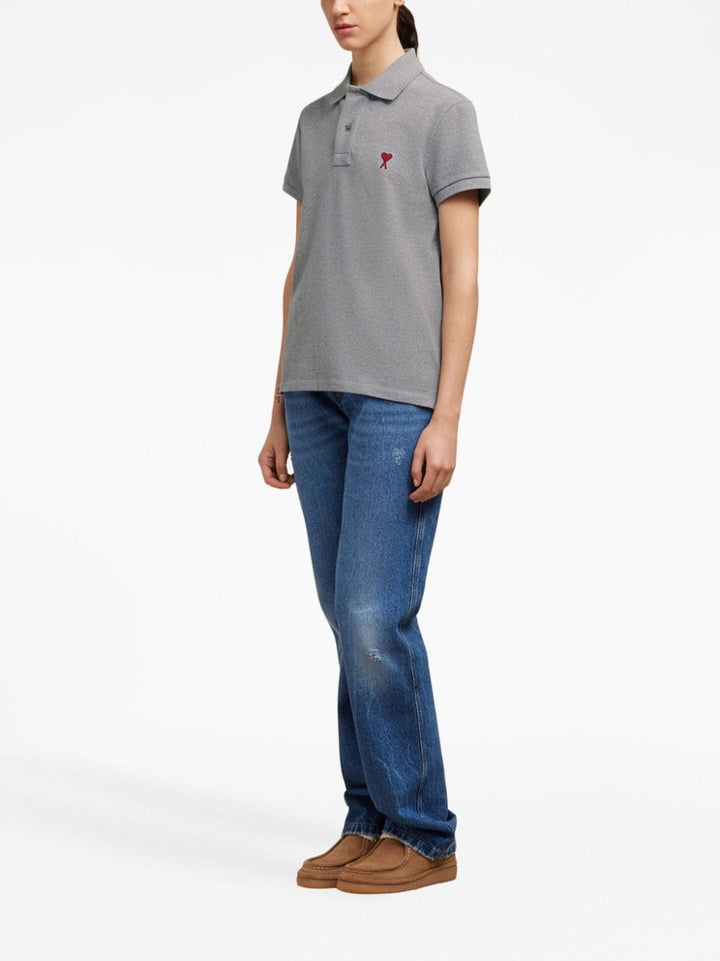 Ami-Paris-Ami-De-Coeur-Polo-Shirt-Light-Grey-3