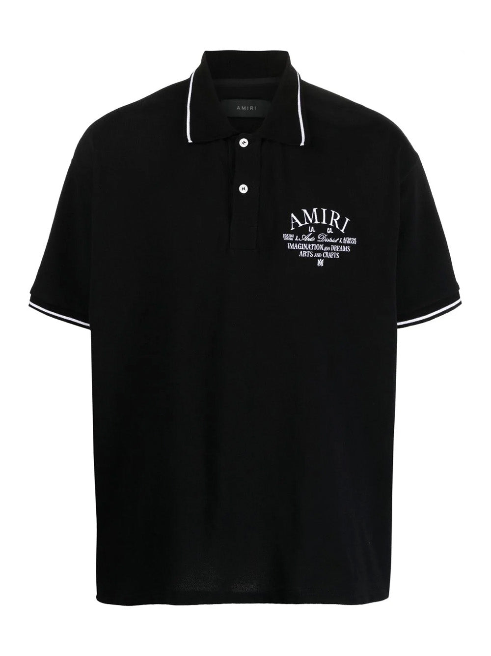 Amiri-Arts-District-Pique-Polo-Black-1