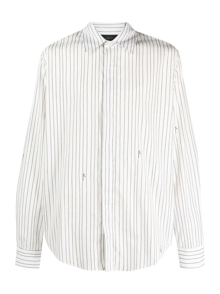     Amiri-Script-Poplin-Shirt-White-1