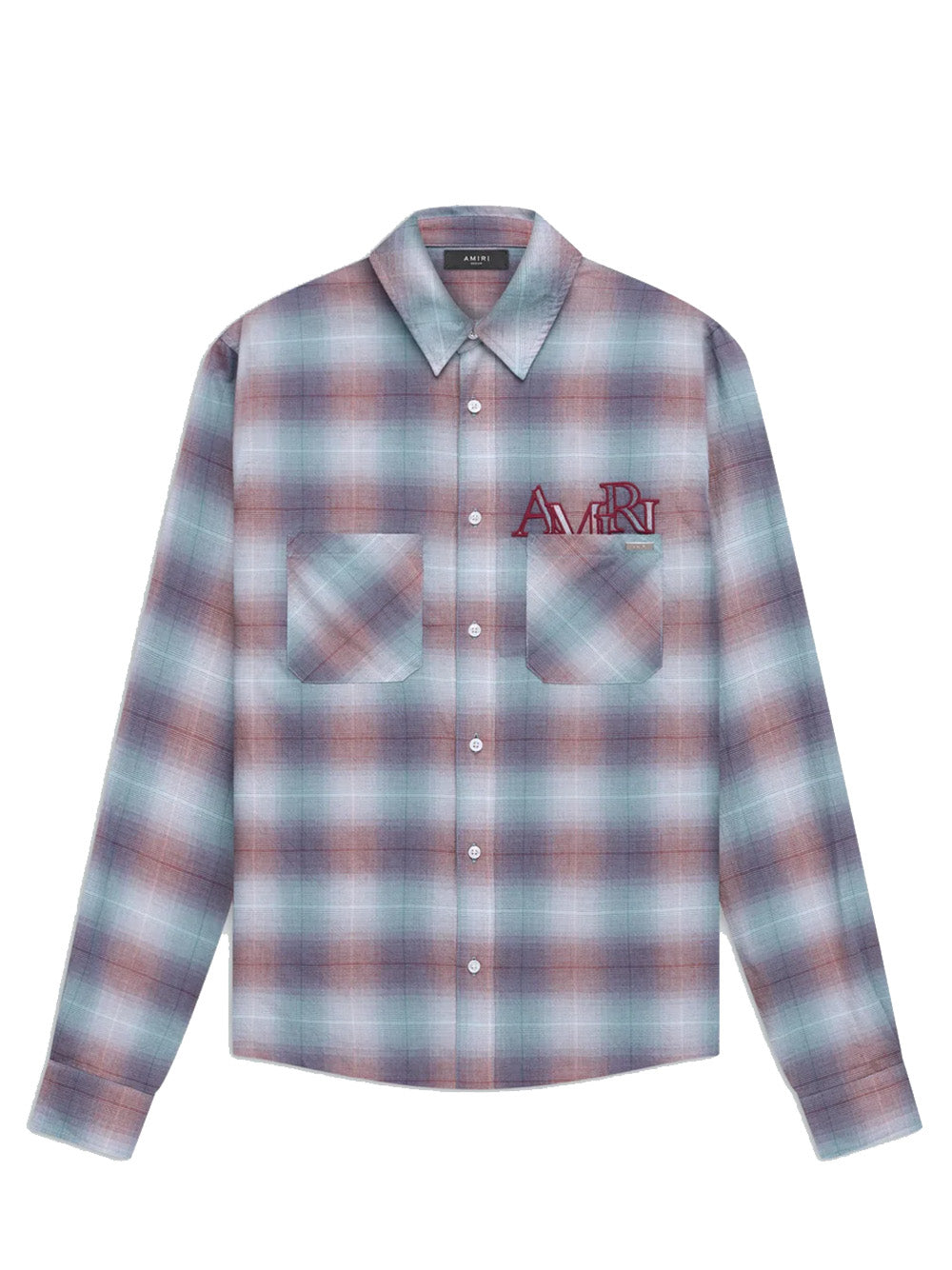 Amiri-Staggered-Plaid-Flannel-Shirt-Multi-1