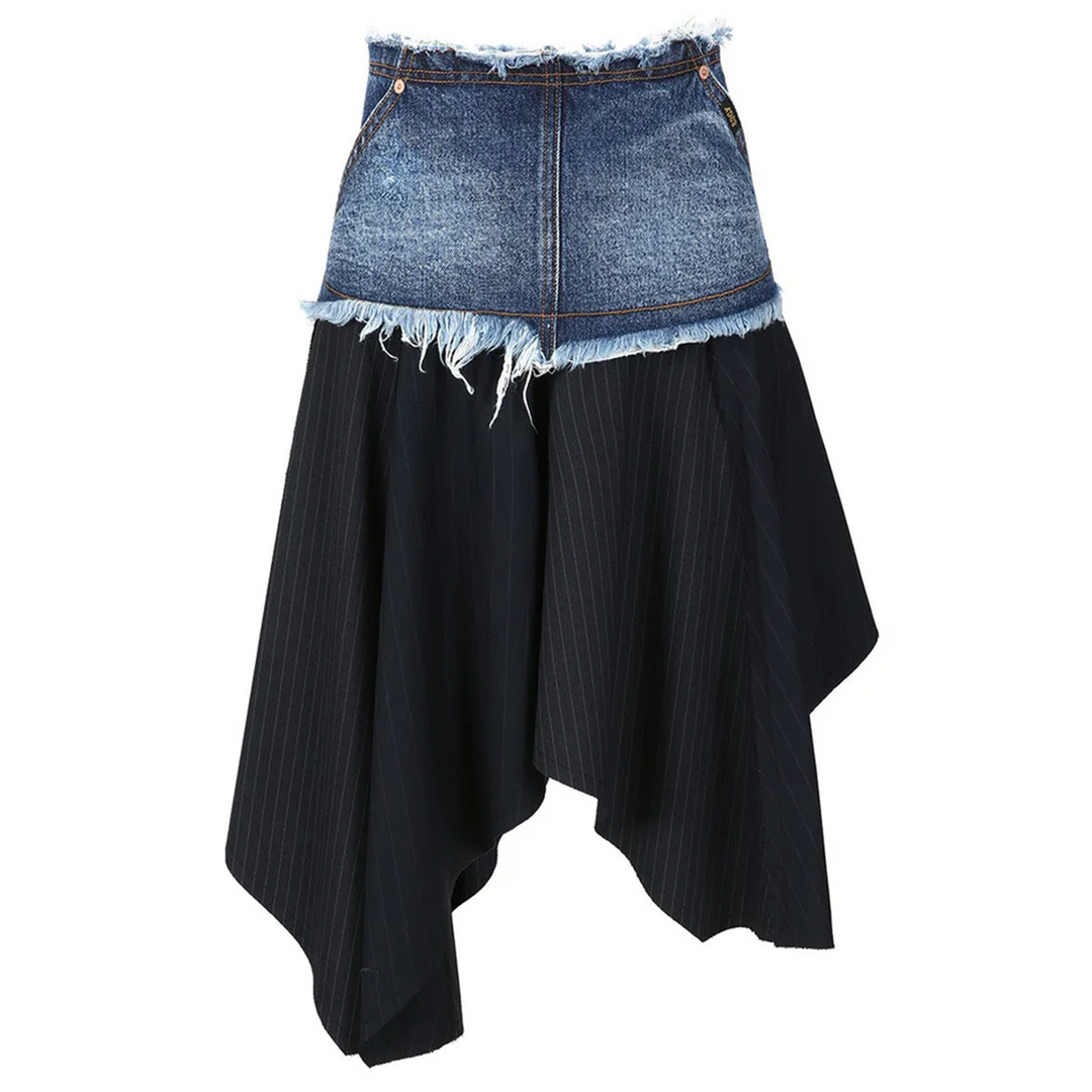 Denim Combination Fairy Skirt