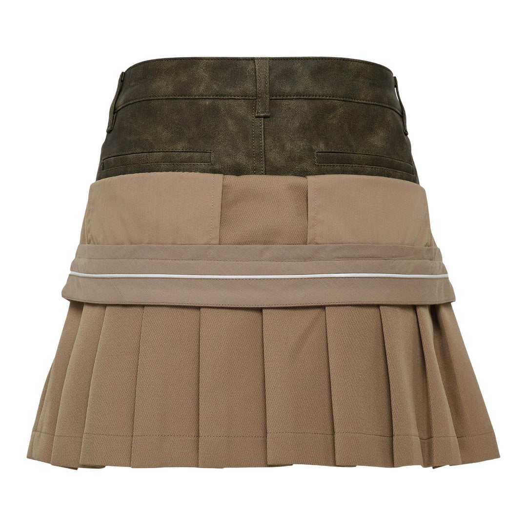Club21 - Andersson Bell - Inside Out Pleats Skirt - SKIRTS - Beige