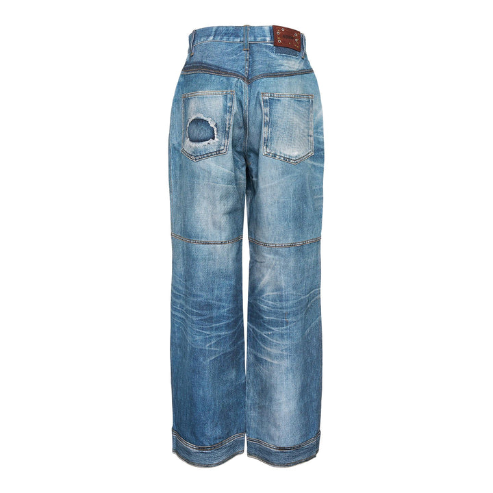 Club21 - Andersson Bell - Unisex Custom-Like Printed Denim - JEANS - Indigo