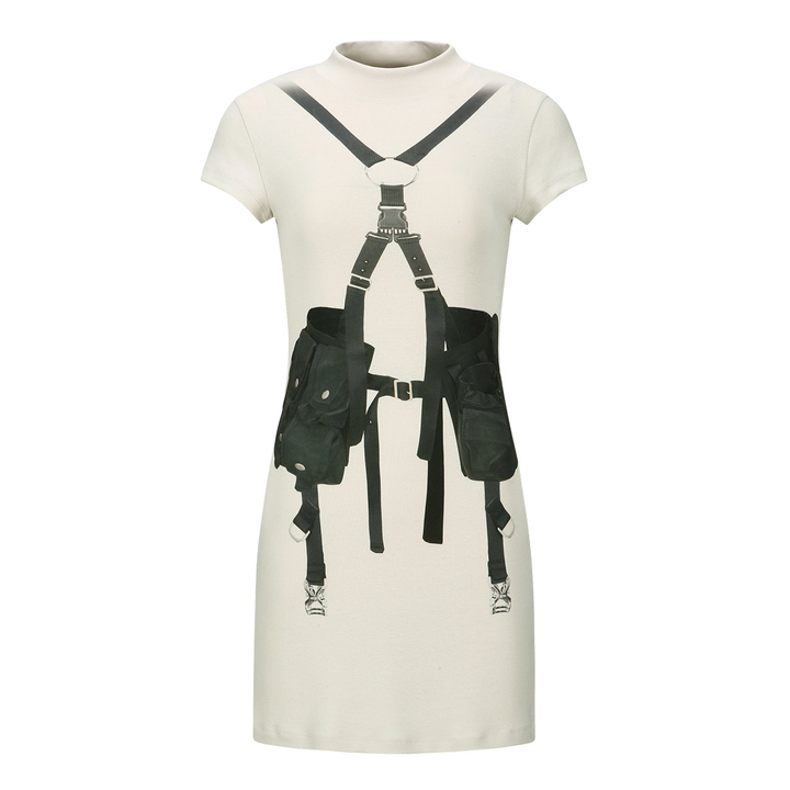 Utility Vest Trompe L'Oeil Dress