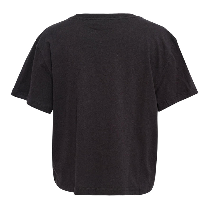 Club21 - Ashley Williams - Black Cropped T-Shirt - TEES - Black