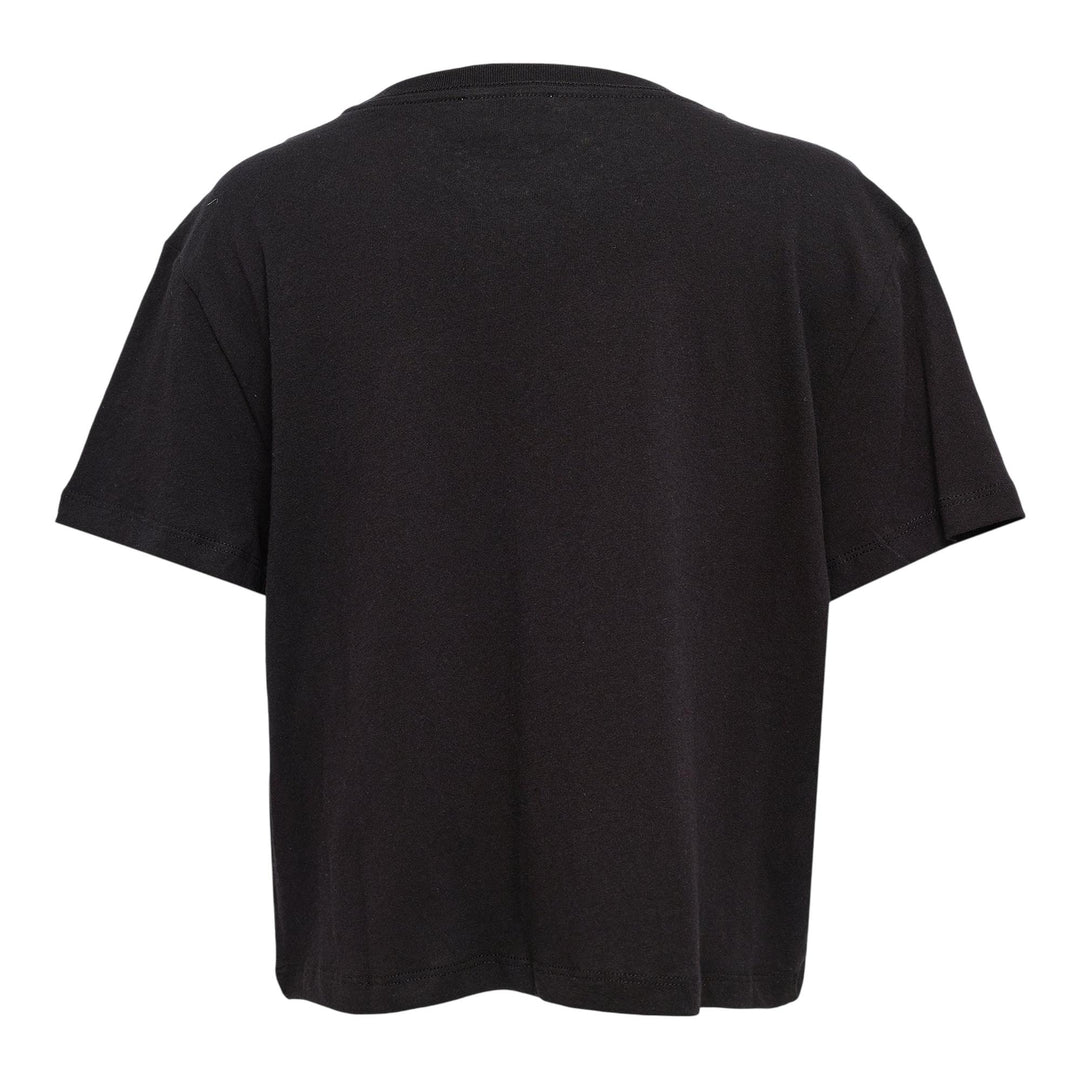 Club21 - Ashley Williams - Black Cropped T-Shirt - TEES - Black