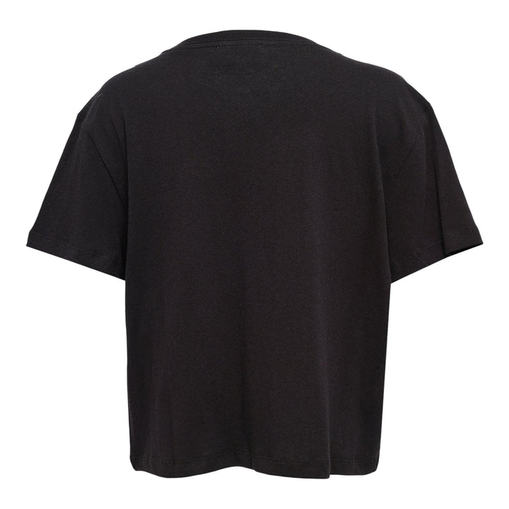 Club21 - Ashley Williams - Black Cropped T-Shirt - TEES - Black