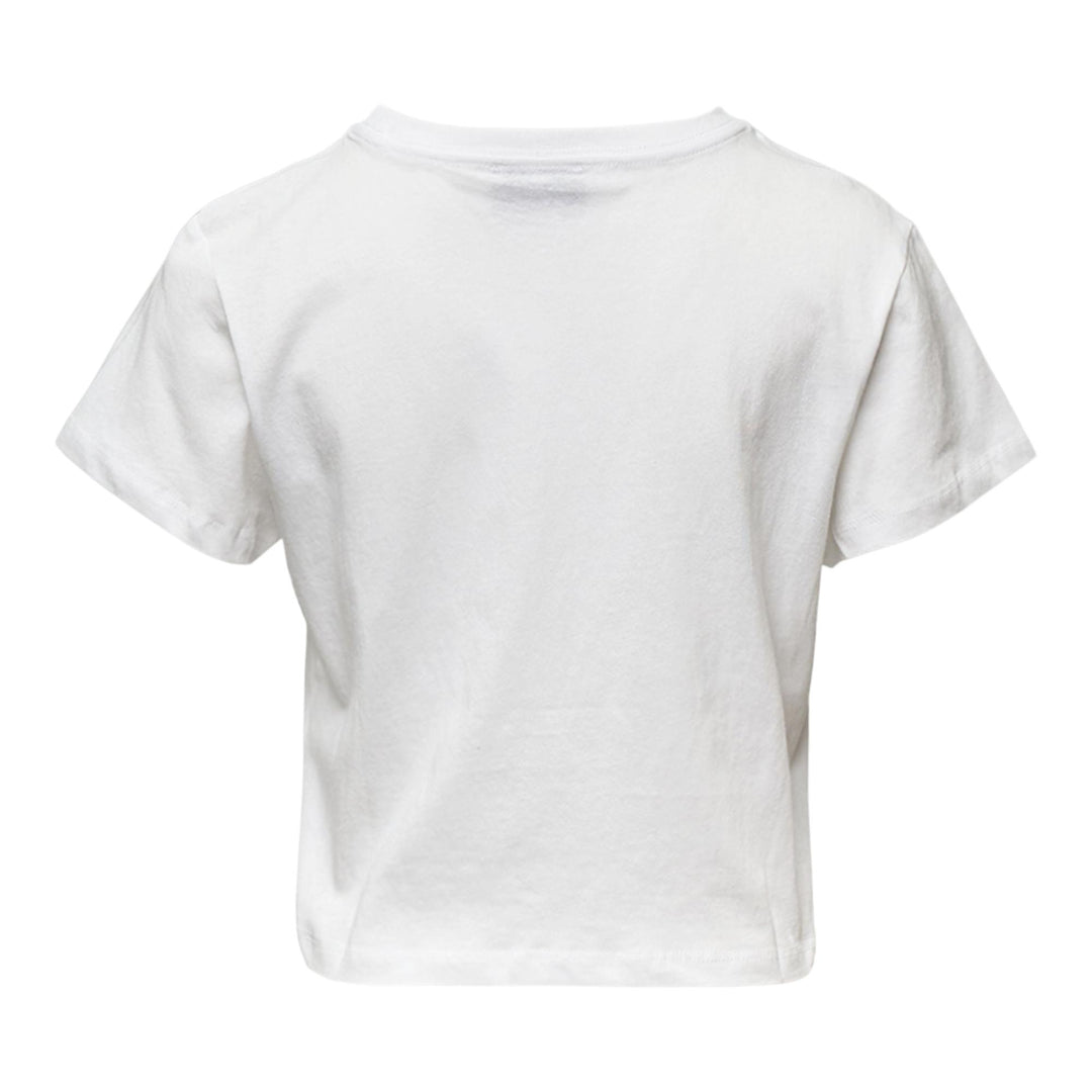 Club21 - Ashley Williams - White Cropped T-Shirt - TEES - White