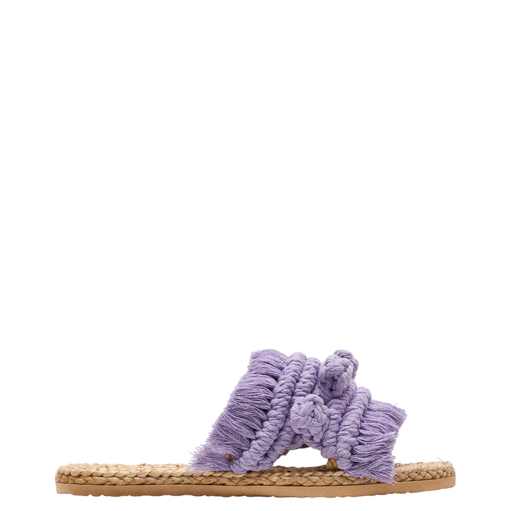 BAANSTRAW_Macrame_Slippers_Purple