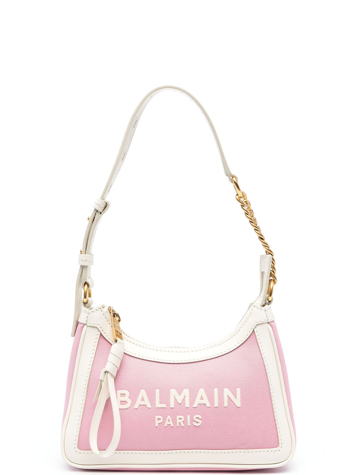 BALMAIN_B-ArmyShoulderBagCanvas_Logo_Pink