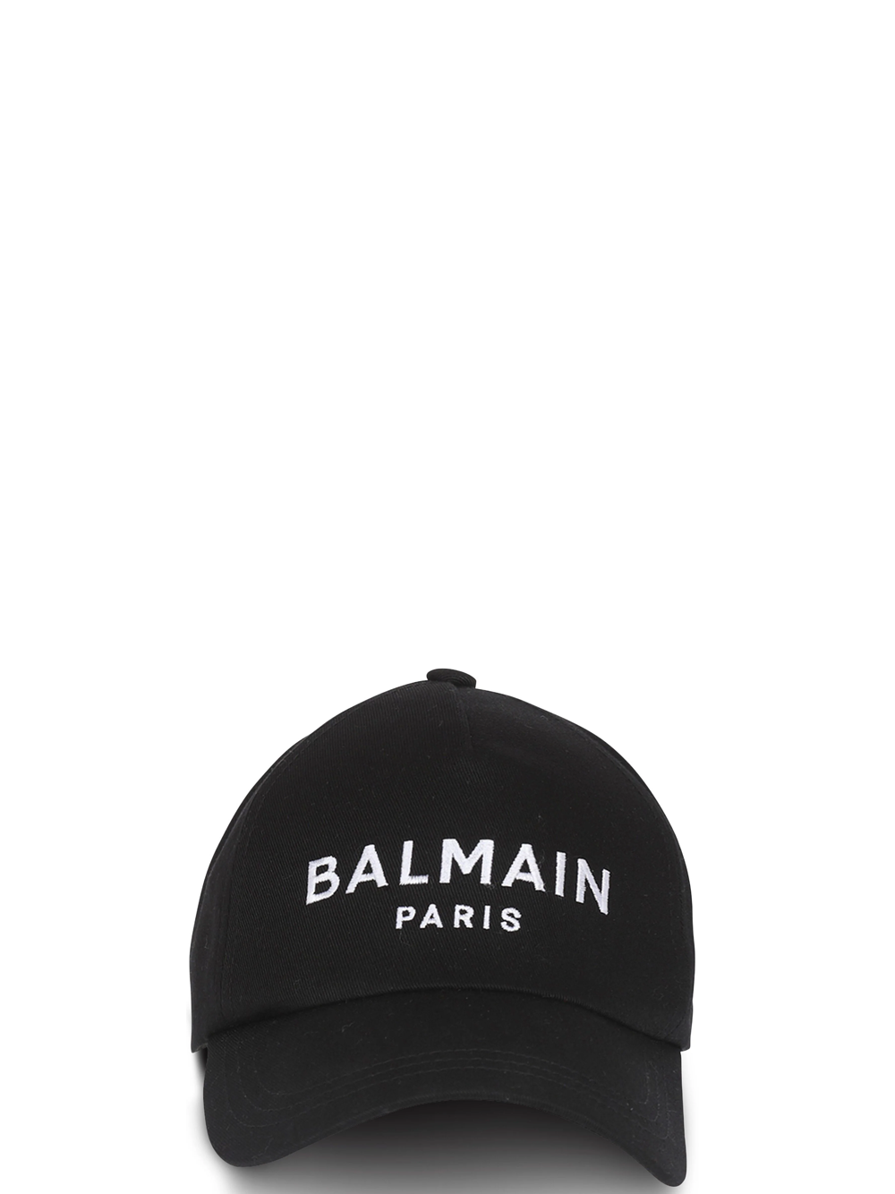 BALMAIN_Cotton_Cap_Black