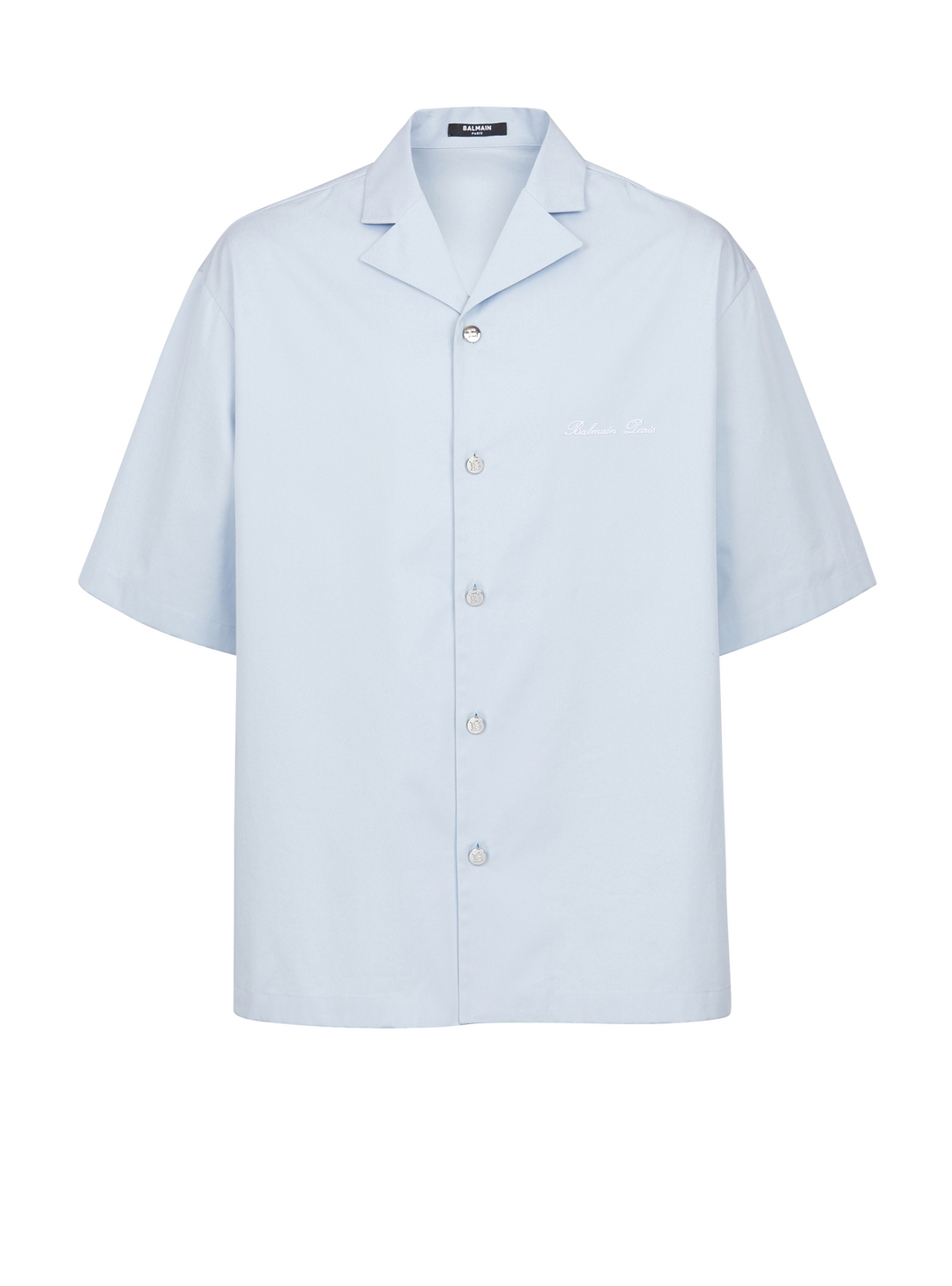 BALMAIN_SignatureCottonShirt-LightBlue