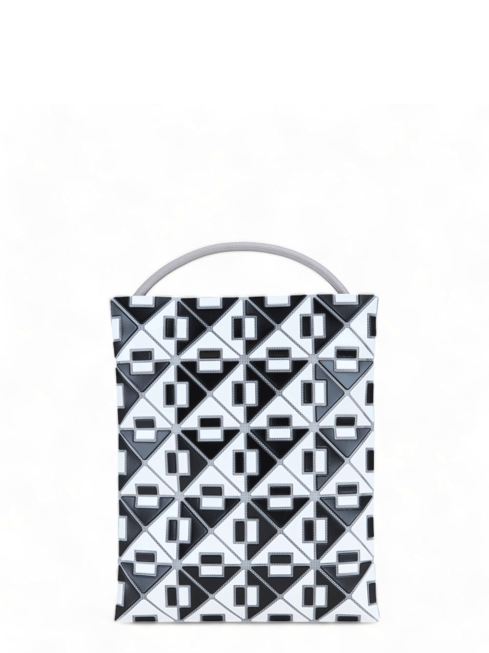 BAO-BAO-ISSEY-MIYAKE-CONNECT-Crossbody-White-Black-1