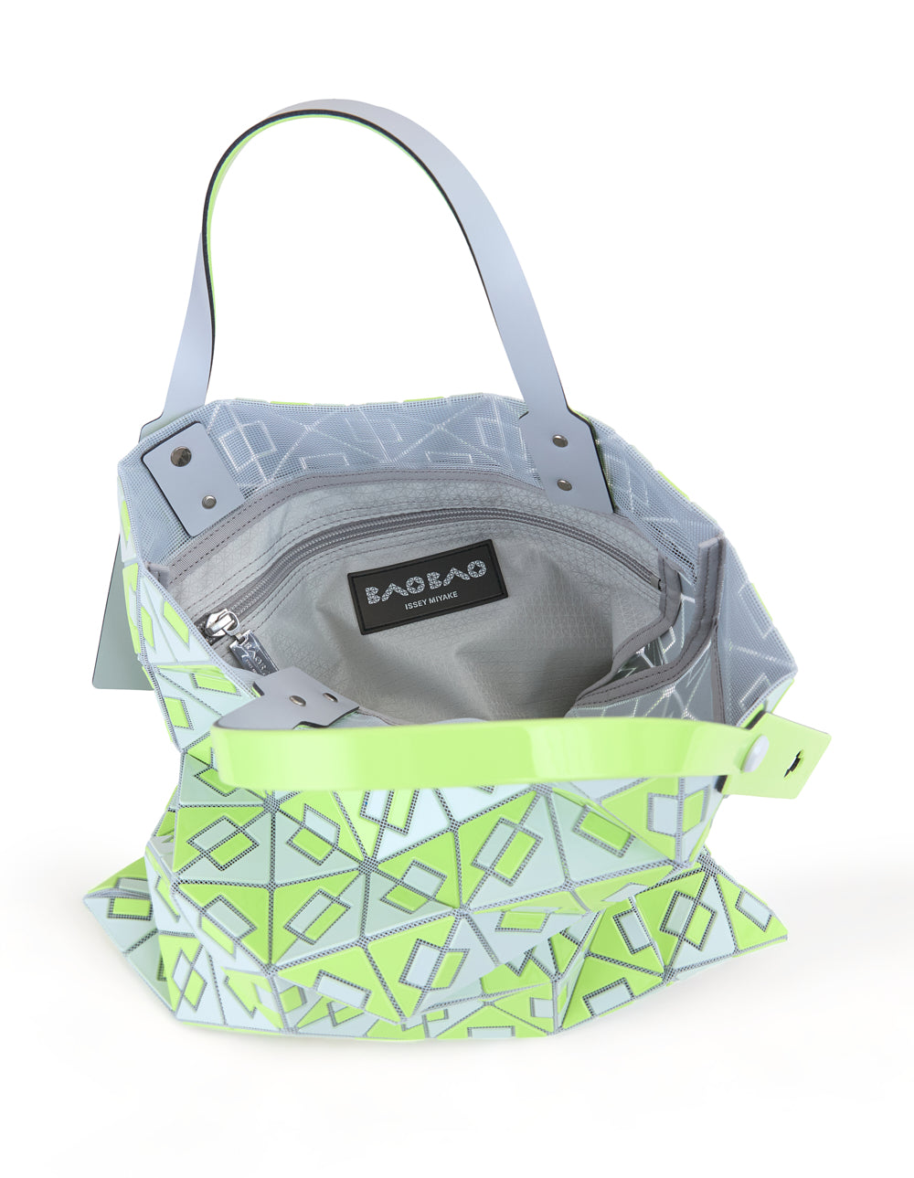 BAO-BAO-ISSEY-MIYAKE-CONNECT-Tote-6X6-Yellow-Green-Gray-3