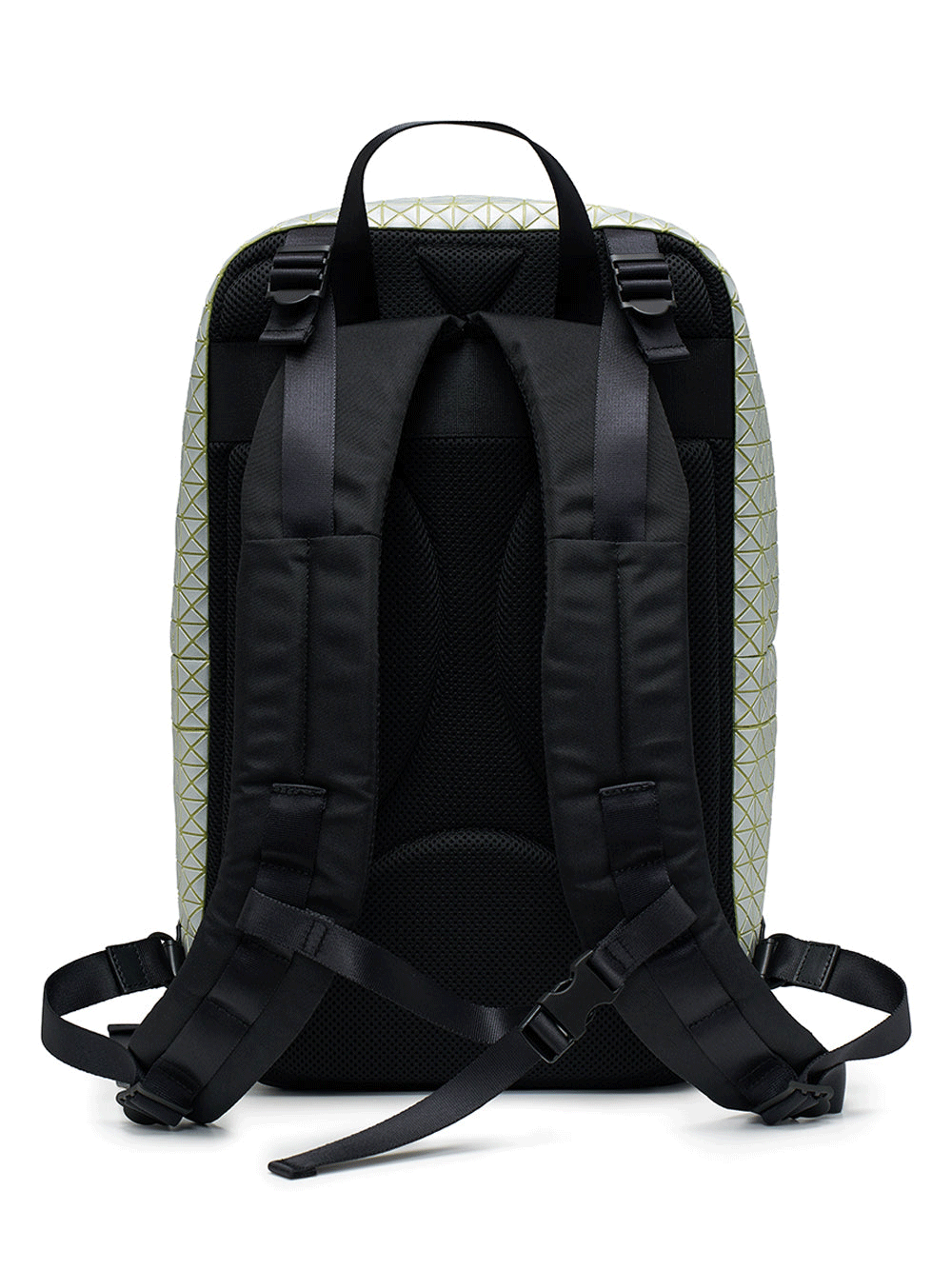 BAO-BAO-ISSEY-MIYAKE-LINER-REFLECTOR-Backpack-Silver-2