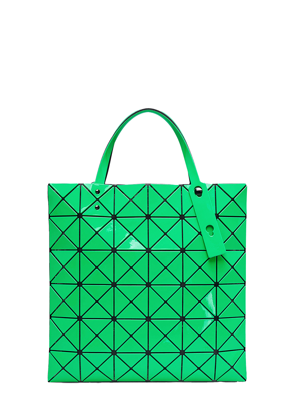 BAO BAO ISSEY MIYAKE Lucent Gloss Tote 6X6 Green 1