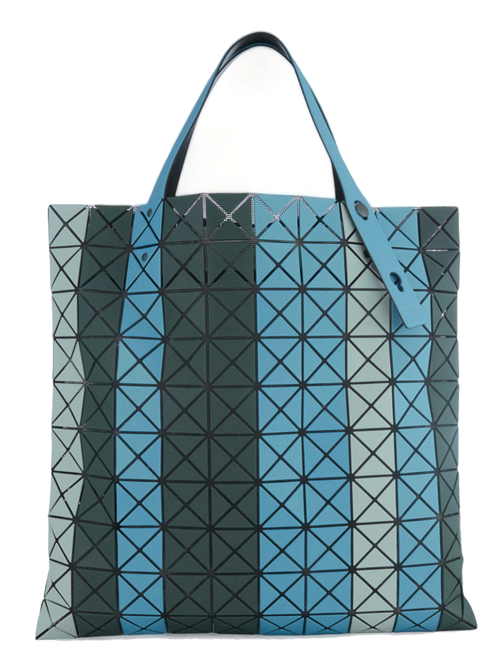 BAO BAO ISSEY MIYAKE PRISM STRIPE Tote 10X10 Green Mix 1