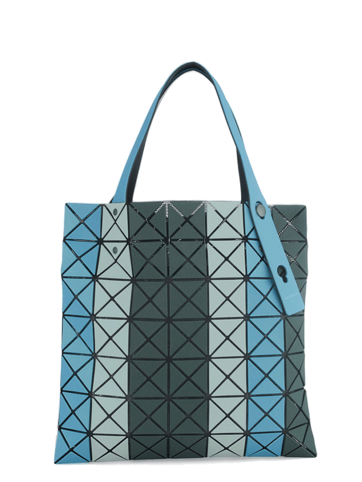 BAO BAO ISSEY MIYAKE PRISM STRIPE Tote 7X7 Green Mix 1