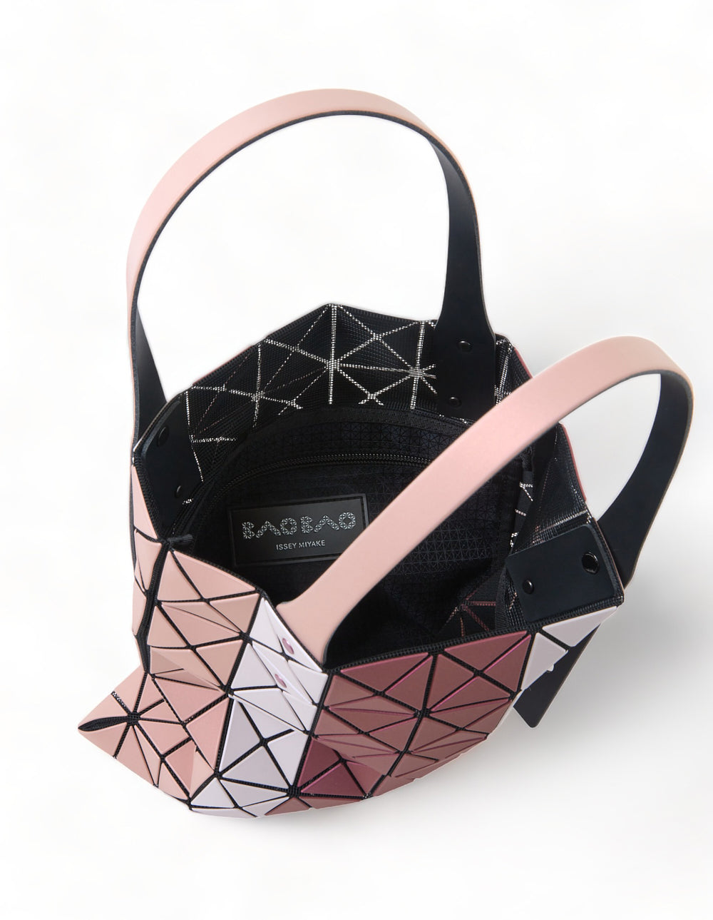 BAO BAO ISSEY MIYAKE PRISM STRIPE Tote 7X7 Red Mix 3