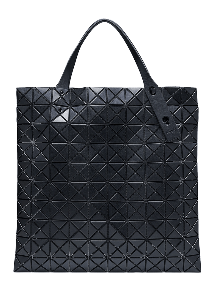     BAO-BAO-ISSEY-MIYAKE-Prism-Matte-Tote-10X10-Matte-Black-1