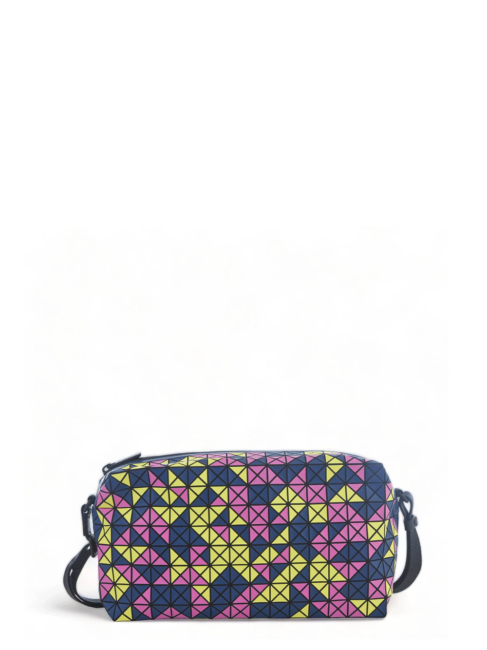 BAO-BAO-ISSEY-MIYAKE-RANDOM-TRIANGLE-SADDLE-Crossbody-Navy-Mix-1